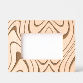 Wavy Cool Modern Funky 4Davey Geätzte Rahmen