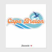 Wavy Days Cape Breton Vinyl Aufkleber (Blatt)