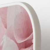 Wavy dekorative romantische subtile rosa Rose Pickleball Schläger (Linke Seite)