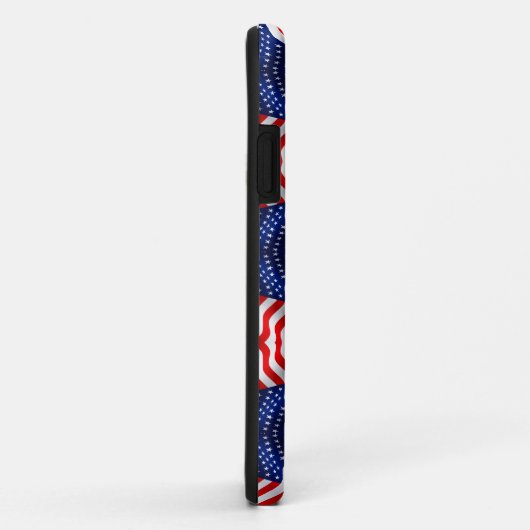 Wavy Flag Banner Case-Mate iPhone Hülle (Hinten/Rechts)