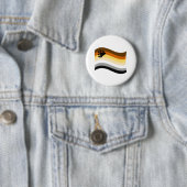 Wavy-Flag Bär Pride Paw Button (Beispiel)