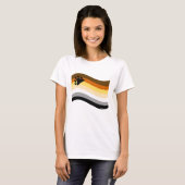 Wavy-Flag Bär Pride Paw T-Shirt (Vorne ganz)