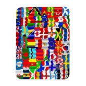 Wavy Flag Wallpaper Magnet (Vertikal)