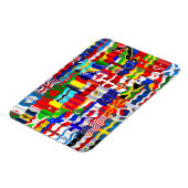 Wavy Flag Wallpaper Magnet (Linke Seite)