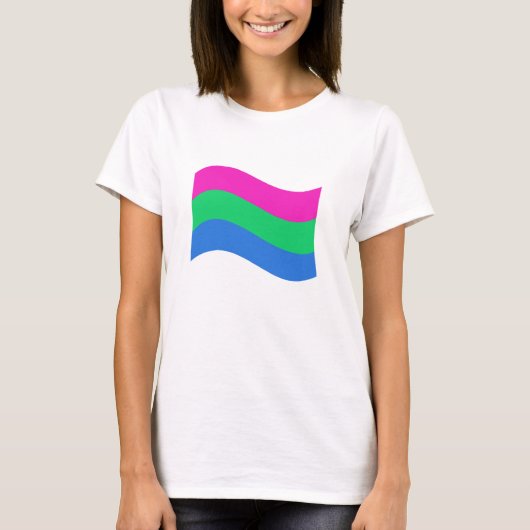 Wavy-Flagge T-Shirt (Vorderseite)