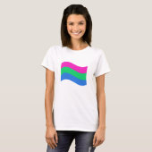 Wavy-Flagge T-Shirt (Vorne ganz)