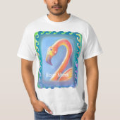 Wavy Flamingo T - Shirt (Vorderseite)