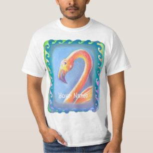 Wavy Flamingo T - Shirt