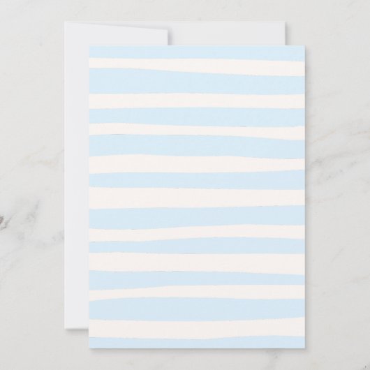 Wavy Frame Abschluss Einladung (Rückseite)