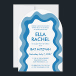 Wavy Frame Arch Modern Custom QR Bar Bat Mitzvah Einladung<br><div class="desc">Perfekte Karte, um eine Fledermausmitzvah, Bar mitzvah oder andere jüdische Feier anzukündigen! Handgefertigte Wavy Frame für Sie auf der Vorderseite! Vollständig anpassbar! Klicken Sie auf "Personalisieren" oben, um den Text zu bearbeiten und Ihren Link zum qr-Code hinzuzufügen. Klicken Sie auf "Bearbeiten mit dem Designwerkzeug", um die Schriftart, Farben und Einstellungen...</div>