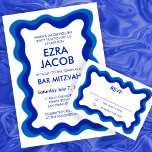 Wavy Frame Modern Chic Custom Bar Bat Mitzvah RSVP Karte<br><div class="desc">Perfekte RSVP CARDS für eine Fledermausmitzvah, Bar mitzvah oder andere jüdische Feiern! Handgefertigte Pinselstrichrahmen für Sie auf der Vorderseite! Vollständig anpassbar! Klicken Sie auf "Personalisieren" oben, um den Text zu bearbeiten. Klicken Sie auf "Bearbeiten mit dem Designwerkzeug", um die Schriftart, Farben und Einstellungen anzupassen und die Rückseite zu löschen, wenn...</div>