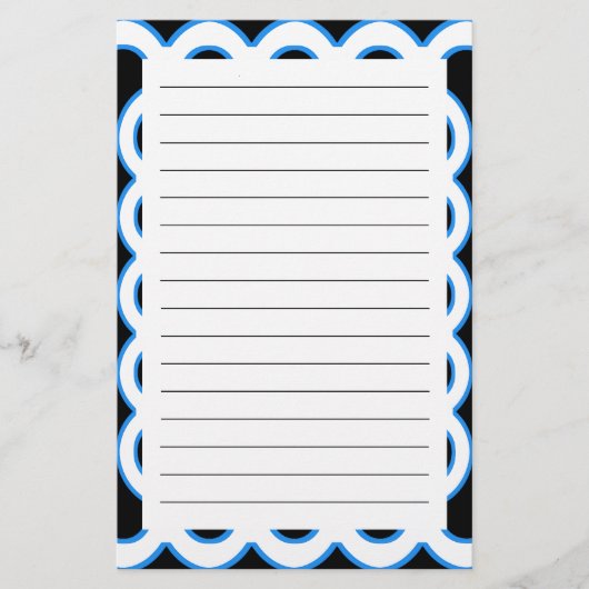Wavy Frames Briefpapier (Vorderseite)