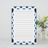 Wavy Frames Briefpapier (Stehend Vorderseite)