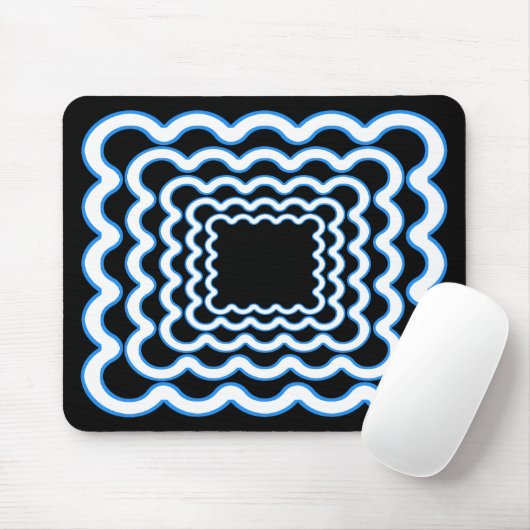 Wavy Frames Mousepad (Mit Mouse)