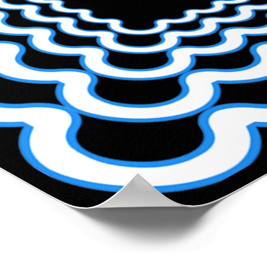 Wavy Frames Poster (Ecke)