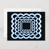 Wavy Frames Postkarte (Vorne/Hinten)