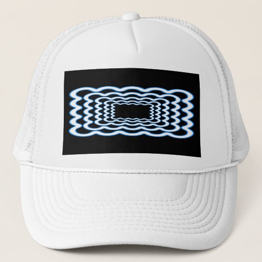 Wavy Frames Truckerkappe (Vorderseite)
