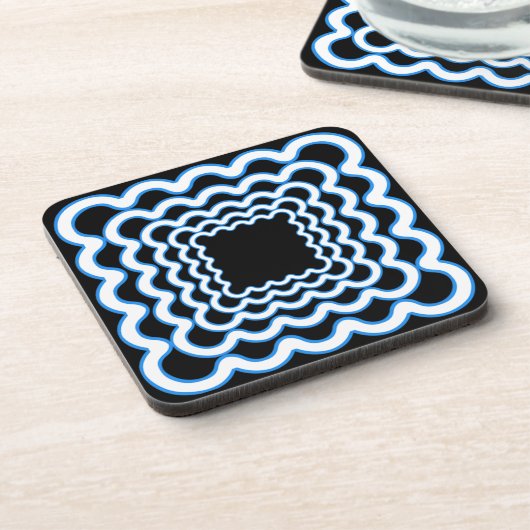 Wavy Frames Untersetzer (Linke Seite)