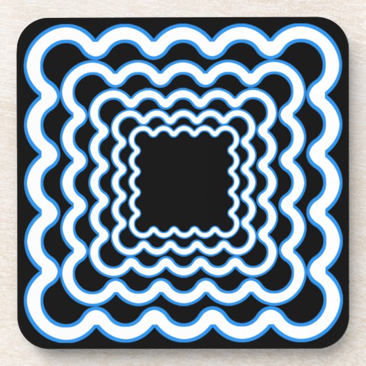 Wavy Frames Untersetzer (Vorderseite)