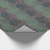 Wavy Geometric Wrapping Paper Geschenkpapier (Ecke)