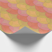 Wavy Geometric Wrapping Paper Geschenkpapier (Ecke)