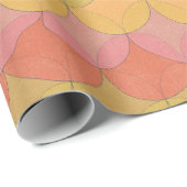 Wavy Geometric Wrapping Paper Geschenkpapier (Rolleneckpunkt)