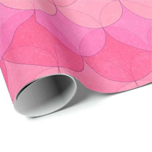 Wavy Geometric Wrapping Paper Geschenkpapier (Rolleneckpunkt)
