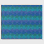 Wavy Geometric Wrapping Paper Geschenkpapier (Flach)