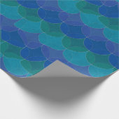 Wavy Geometric Wrapping Paper Geschenkpapier (Ecke)