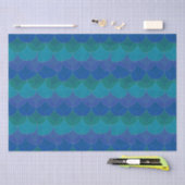 Wavy Geometric Wrapping Paper Seidenpapier (Handwerk)