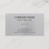 Wavy Gold Glitzer Visitenkarte (Rückseite)