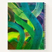 Wavy - Green Leaf Edition Spiral Notizblock (Rückseite)