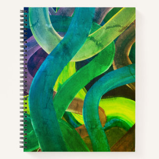 Wavy - Green Leaf Edition Spiral Notizblock
