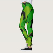 Wavy Green und Black Leggings (Links)