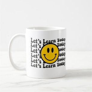 Wavy Groovy Lasst uns heute lernen Kaffeetasse