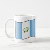 Wavy Guatemala-Flagge Kaffeetasse (Links)