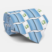 Wavy Guatemala-Flagge Krawatte (Gerollt)