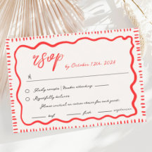 Wavy Hand Drawn Scribble Squiggle UAWG Wedding