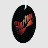 Wavy Klarinette Ornament (Vorderseite)