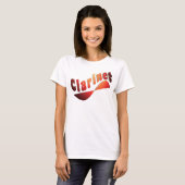 Wavy Klarinette T-Shirt (Vorne ganz)