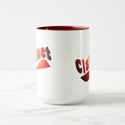 Wavy Klarinette Tasse (Zentrum)