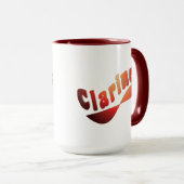 Wavy Klarinette Tasse (VorderseiteRechts)