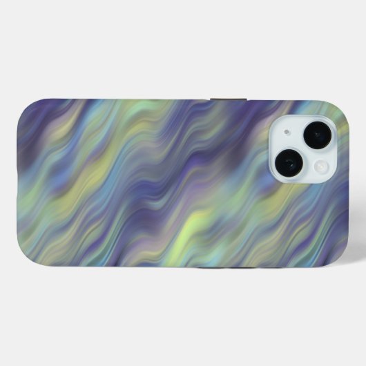 Wavy Lavender Texture Case-Mate iPhone Hülle (Rückseite (Horizontal))