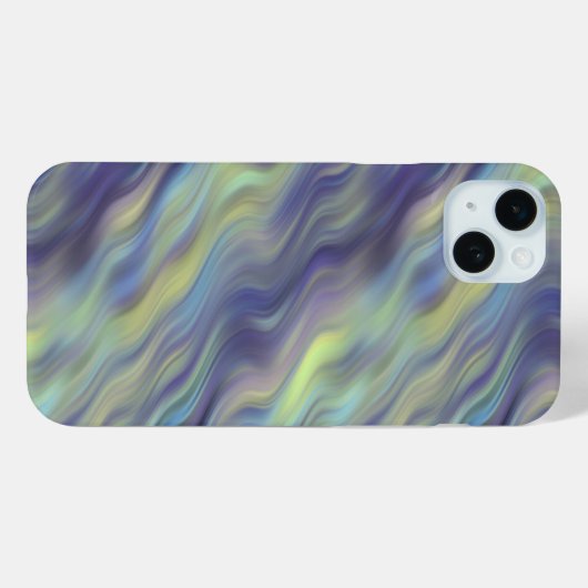 Wavy Lavender Texture Case-Mate iPhone Hülle (Rückseite (Horizontal))