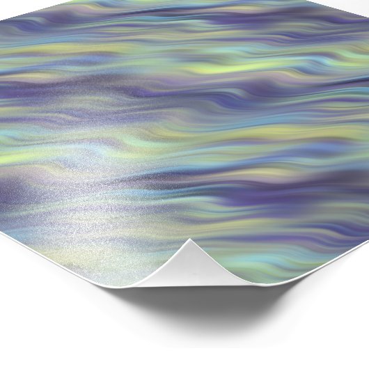 Wavy Lavender Texture Fotodruck (Ecke)