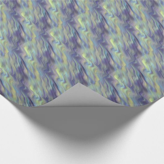 Wavy Lavender Texture Geschenkpapier (Ecke)