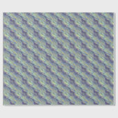 Wavy Lavender Texture Geschenkpapier (Flach)