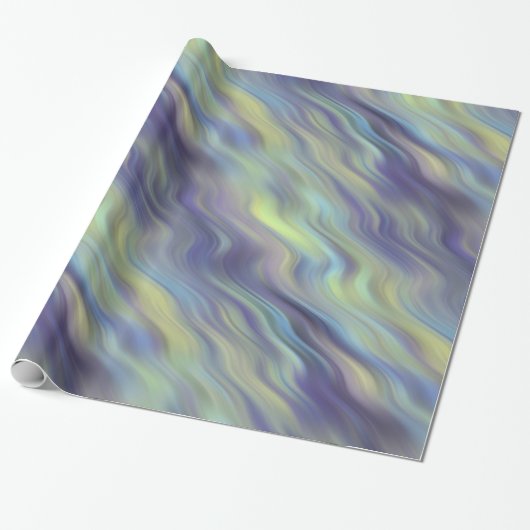 Wavy Lavender Texture Geschenkpapier (Ungerollt)