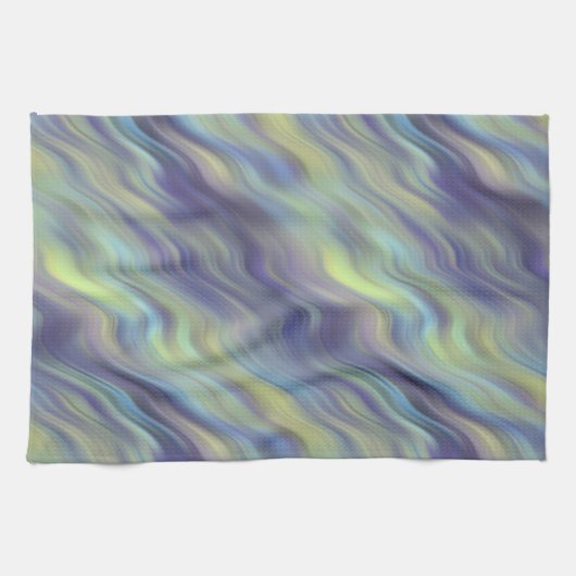 Wavy Lavender Texture Handtuch (Horizontal)