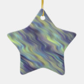 Wavy Lavender Texture Keramikornament (Hinten)